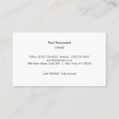 House Painterの絵画ツールロゴ 名刺 (裏面)