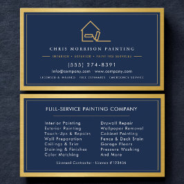 House Painter Contractor Painting Service 名刺