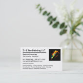 House Painter Gonzalez Business Card 名刺 (スタンド正面)