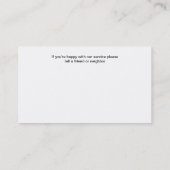 House Painter Gonzalez Business Card 名刺 (裏面)