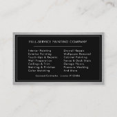 House Painter Metal Painting Service 名刺 (裏面)