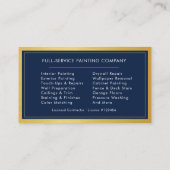 House Painter Metallic Painting Service 名刺 (裏面)