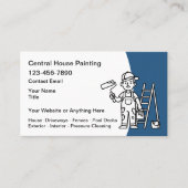 House Painter Modern Simple Business Cards 名刺 (正面)
