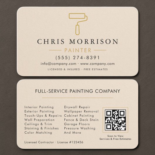 House Painter QR Code 名刺