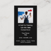 House Painter Simple Business Cards 名刺 (正面)