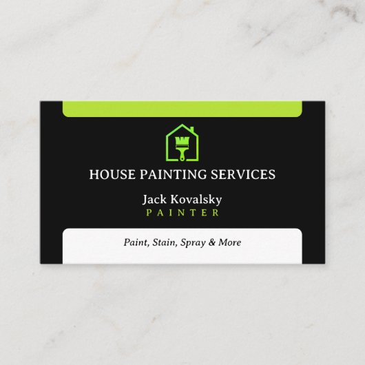 House Painting Services | Paint Rollel 名刺 (正面)