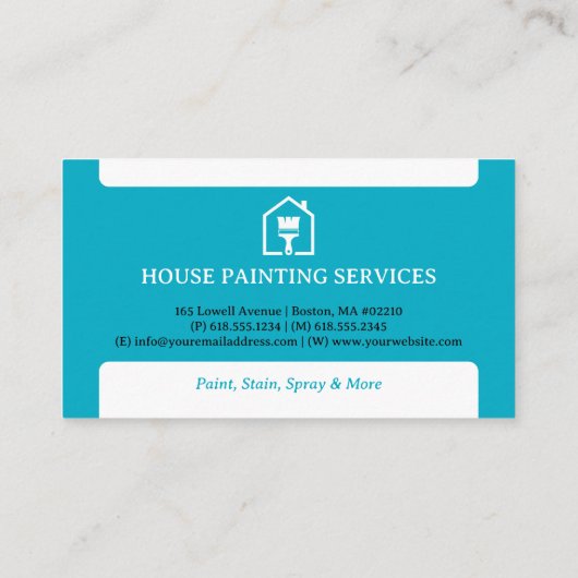 House Painting Services | Paint Rollel 名刺 (裏面)