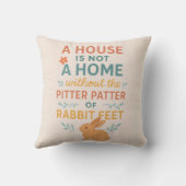 House pitter patter rabbit feet クッション (裏面)