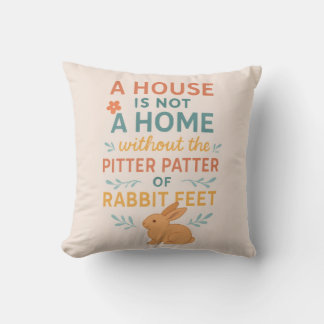 House pitter patter rabbit feet クッション