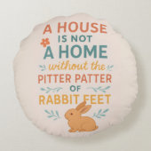 House pitter patter rabbit feet ラウンドクッション (裏面)