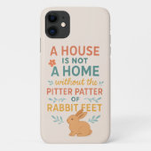 House pitter patter rabbit feet Case-Mate iPhoneケース (裏面)