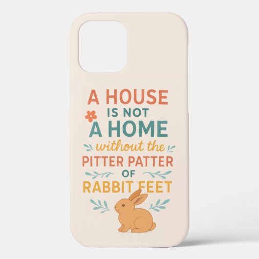 House pitter patter rabbit feet Case-Mate iPhoneケース (裏面)