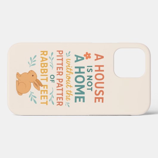 House pitter patter rabbit feet Case-Mate iPhoneケース (裏面 (横))