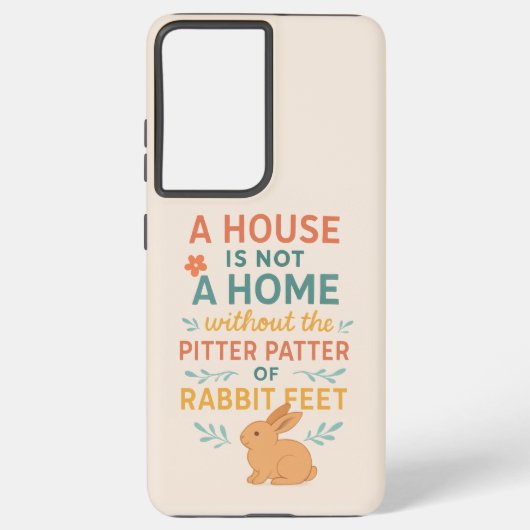 House pitter patter rabbit feet samsung galaxyケース (裏面)