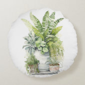 House Plants ラウンドクッション (裏面)