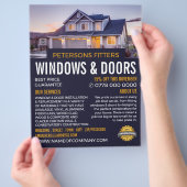 House Portrait, Window & Door Fitter Company チラシ (手)