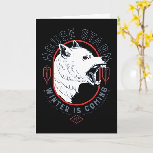 House Stark - Winter Is 来's カード (黄色い花)