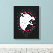 House Stark - Winter Is Coming キャンバスプリント (インサイチュ (ウッドフロア))