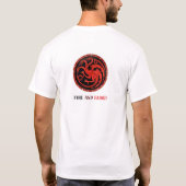 「House Targaryen：ドラゴンの轟音Tシャツ」 Tシャツ (裏面)