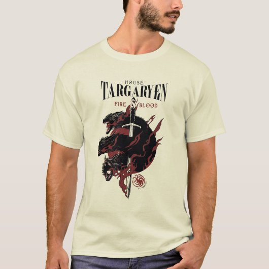 House Targaryen – ファイア&ブラッド Tシャツ (正面)