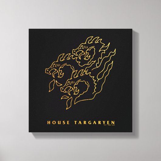 House Targaryen Icon キャンバスプリント (正面)