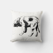 House Watcher on a Soft Patrol クッション (正面)