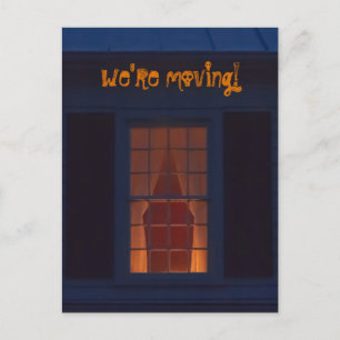 House We'おもしろいMoving Address Halloween 案内ポストカード