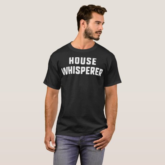 House Whisperer Funny Real Estate Agent Realtor Gi Tシャツ (正面フル)