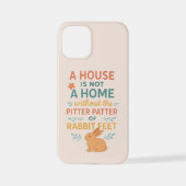 house with rabbit feet iPhoneケース (裏面)