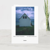 House with Stormy Sky, Hrisey Island, Iceland 2003 カード (裏面)