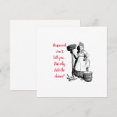 "House-work won't kill you" card (正面/裏面)