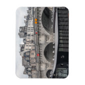 Houseboat near Pont Neuf - Paris, France マグネット (縦)