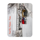 Houseboats moored  near Pont Bir-Hakeim - Paris マグネット (縦)