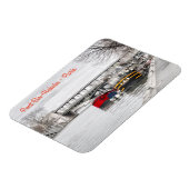 Houseboats moored  near Pont Bir-Hakeim - Paris マグネット (左側)