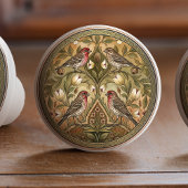 Housefinches Bird Ceramic Pull Knob セラミックノブ