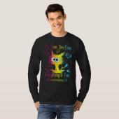 Housekeeping Life Everything Is Fine Colorful Cat Tシャツ (正面フル)