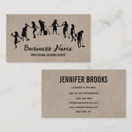 Housekeeping Maid Service Cleaning Professional 名刺