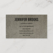 Housekeeping Maid Service Cleaning Professional 名刺 (裏面)