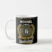 HOUSELって分かってもらえないよね コーヒーマグカップ (左)