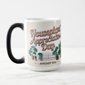 Houseplant Appreciation Day January 10 MorphingMug モーフィングマグカップ (左)