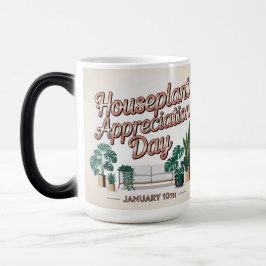 Houseplant Appreciation Day January 10 MorphingMug モーフィングマグカップ