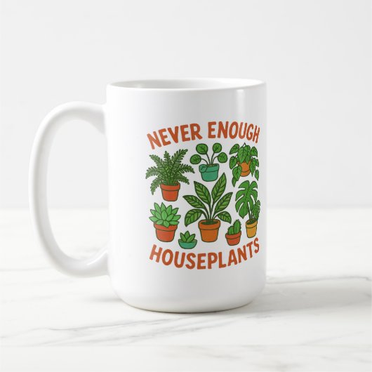 Houseplant Lovers Gift コーヒーマグカップ (左)