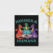 Houses And Humans Dragon Tabletop Rpg Fantasy Paro カード (黄色い花)