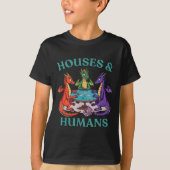 Houses And Humans Dragon Tabletop Rpg Fantasy Paro Tシャツ (正面)