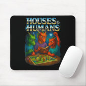 Houses And Humans Funny Gaming Rpg Gamers Men Wome マウスパッド (マウス)