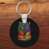 Houses And Humans Funny Novelty Rpg Gamers Men Wom キーホルダー (正面)