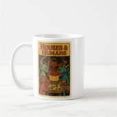 Houses And Humans Funny Rpg Gamer Nerd Gaming Men コーヒーマグカップ (左)