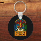 Houses And Humans Funny Rpg Nerdy Gamers Men Women キーホルダー (正面)