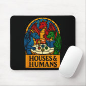 Houses And Humans Funny Rpg Nerdy Gamers Men Women マウスパッド (マウス)