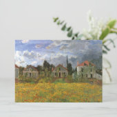 Houses at Argenteuil by Claude Monet,ヴィンテージ・アート (スタンド正面)